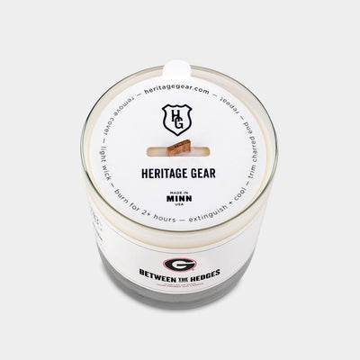 Georgia Bulldogs "Between the Hedges" Scented Candle