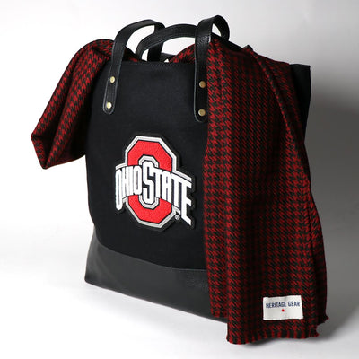 Ohio State Buckeyes Tote and Scarf Set