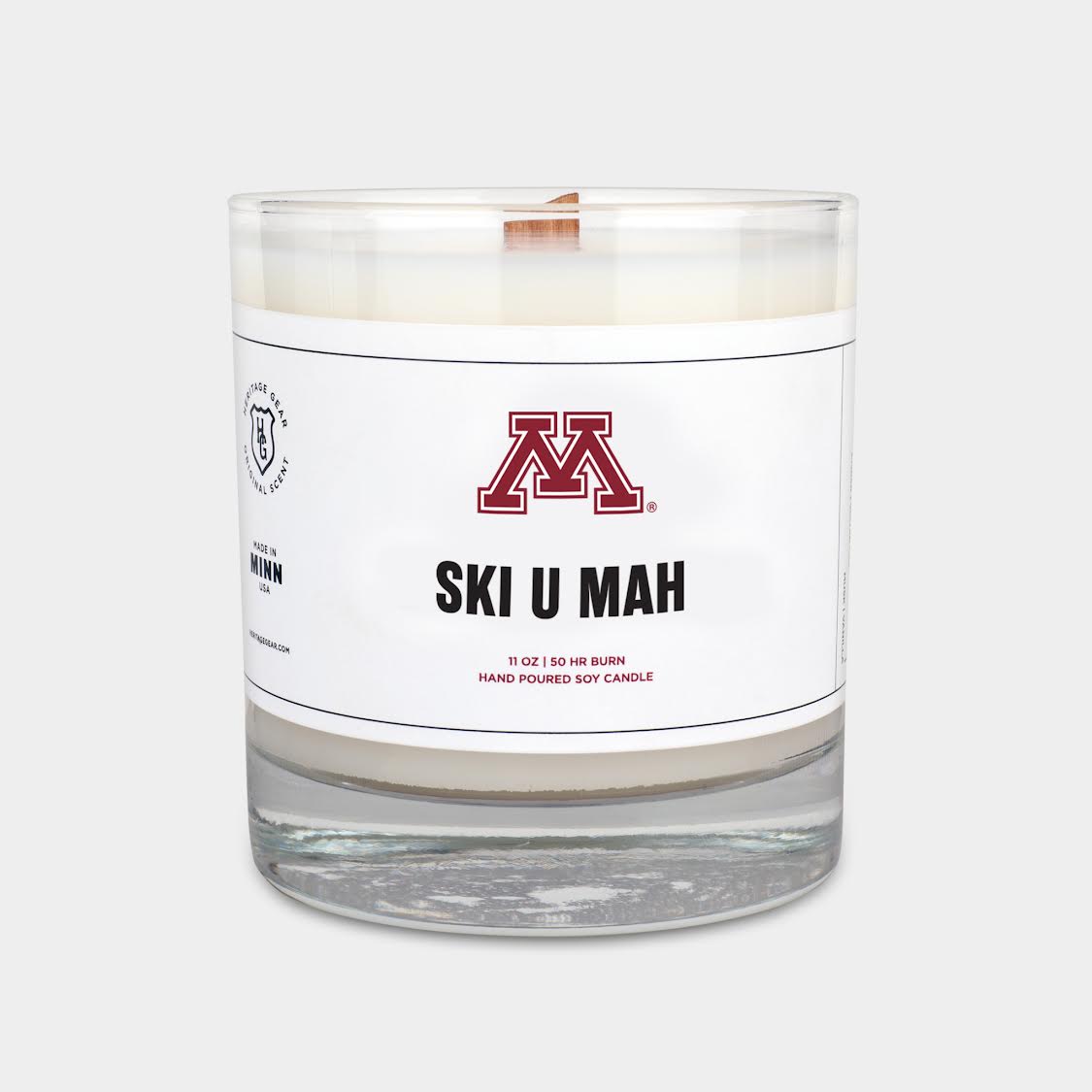 University of Minnesota "Ski U Mah" Candle