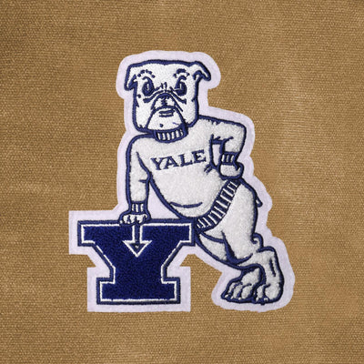 Yale Bulldogs "Dan the Bulldog" Waxed Canvas Field Bag