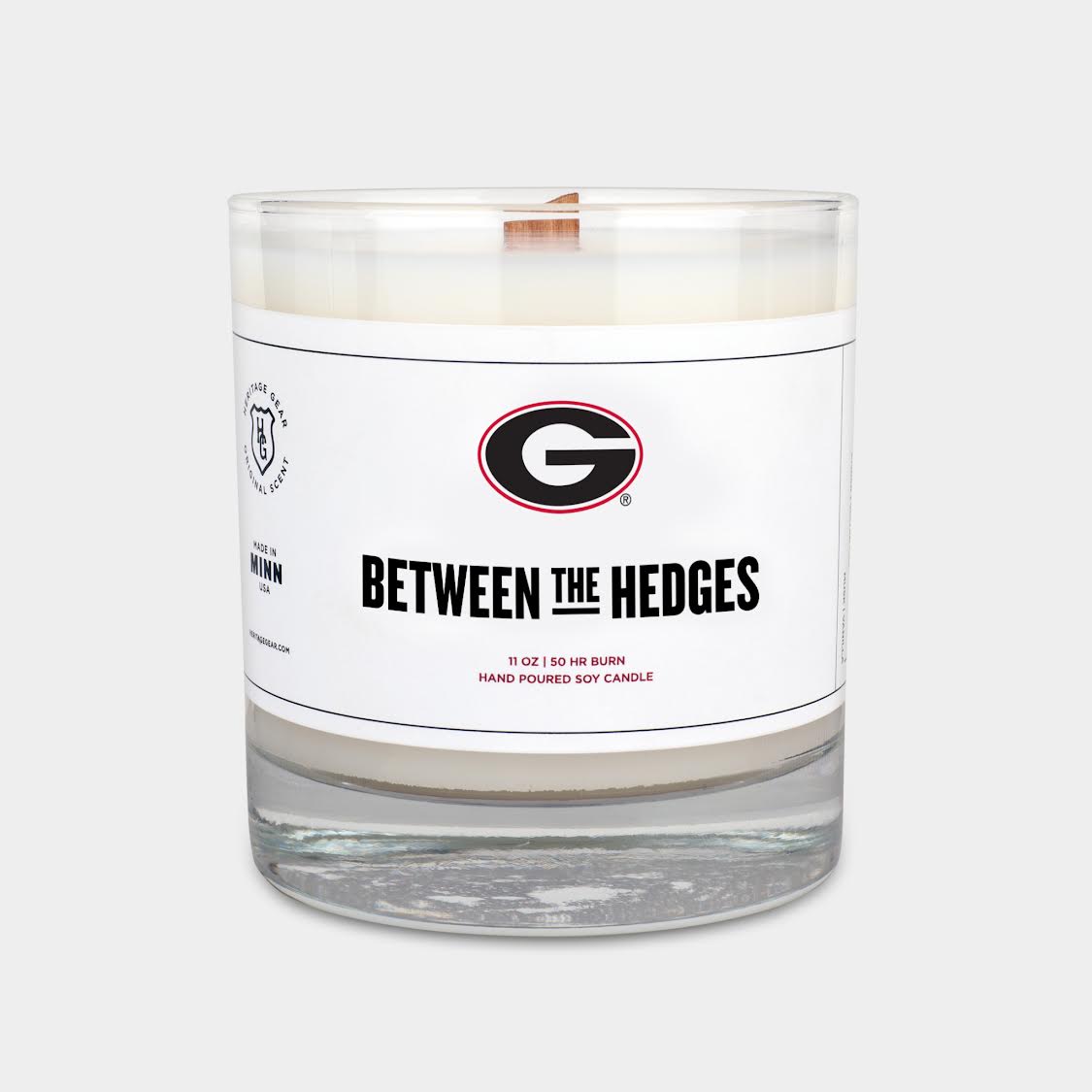 Georgia Bulldogs "Between the Hedges" Scented Candle