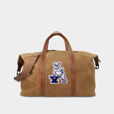 Yale Bulldogs "Dan the Bulldog" Waxed Canvas Field Bag