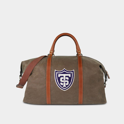 St. Thomas Tommies "Shield" Pro Waxed Canvas Weekender