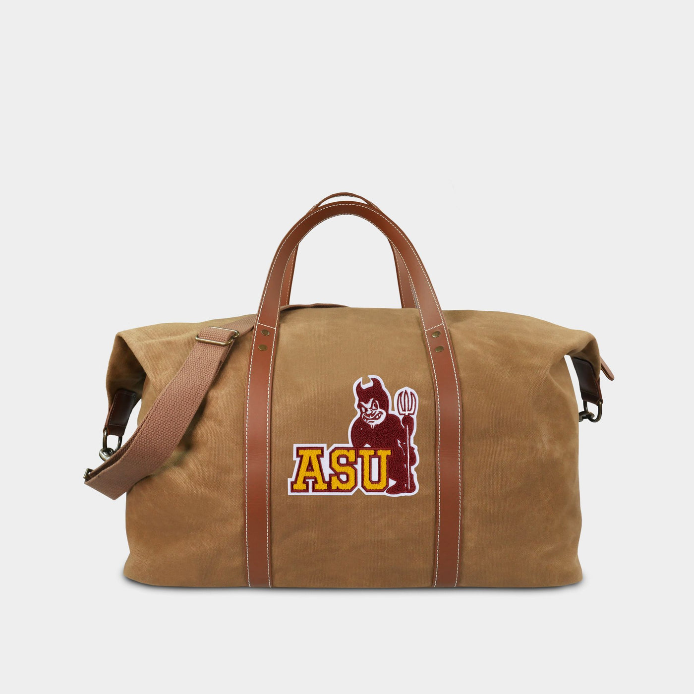 ASU Sun Devils "Sparky" Waxed Canvas Field Bag