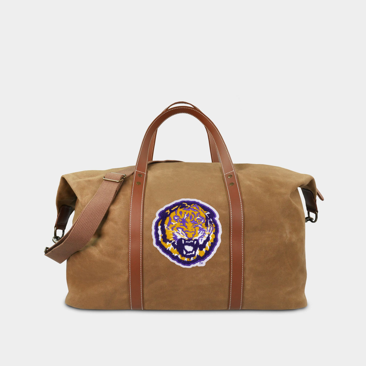 LSU Tigers Vault "Tiger" Waxed Canvas Field Bag