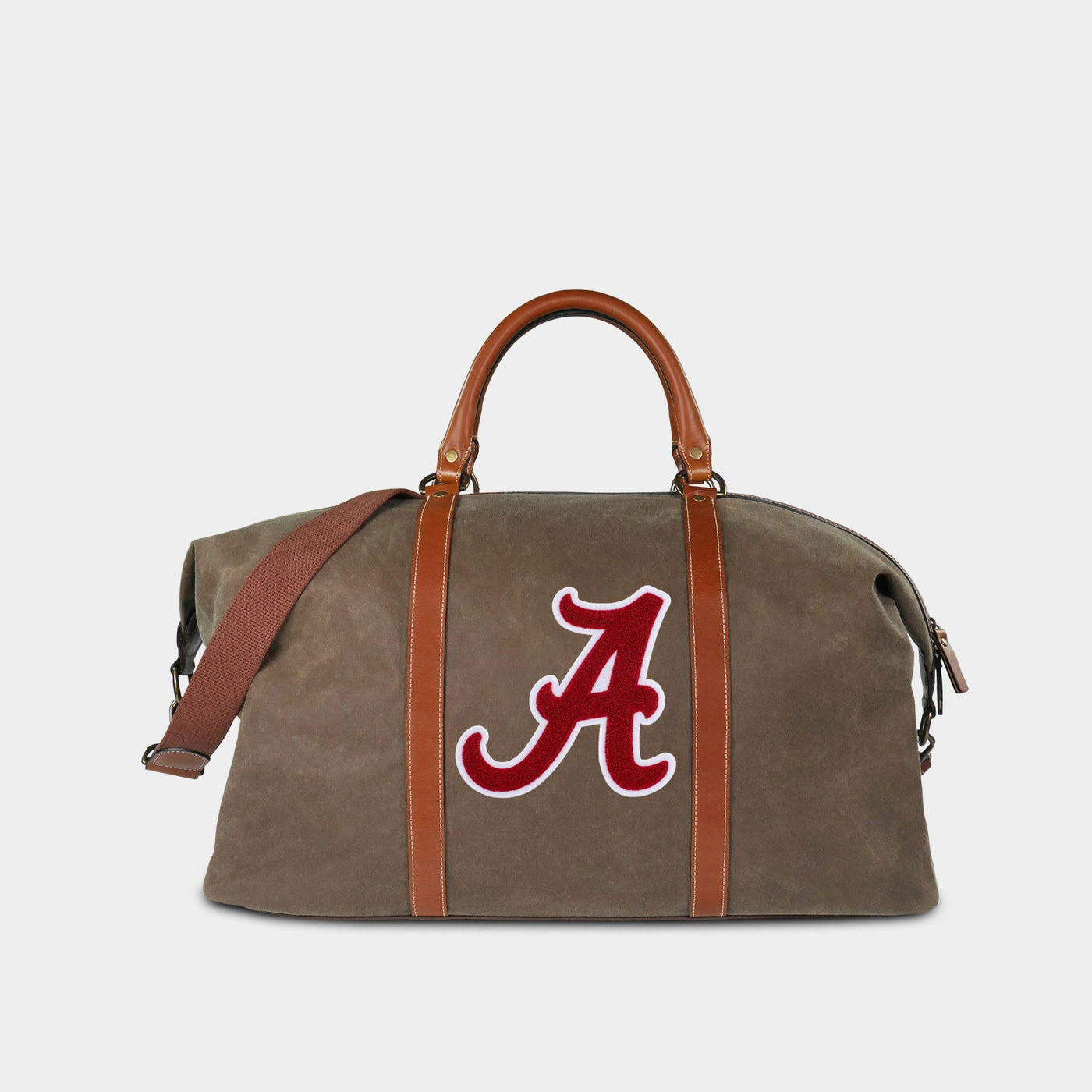 Alabama Crimson Tide "A" Pro Waxed Canvas Weekender