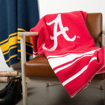 Alabama Crimson Tide Jacquard Wool Throw