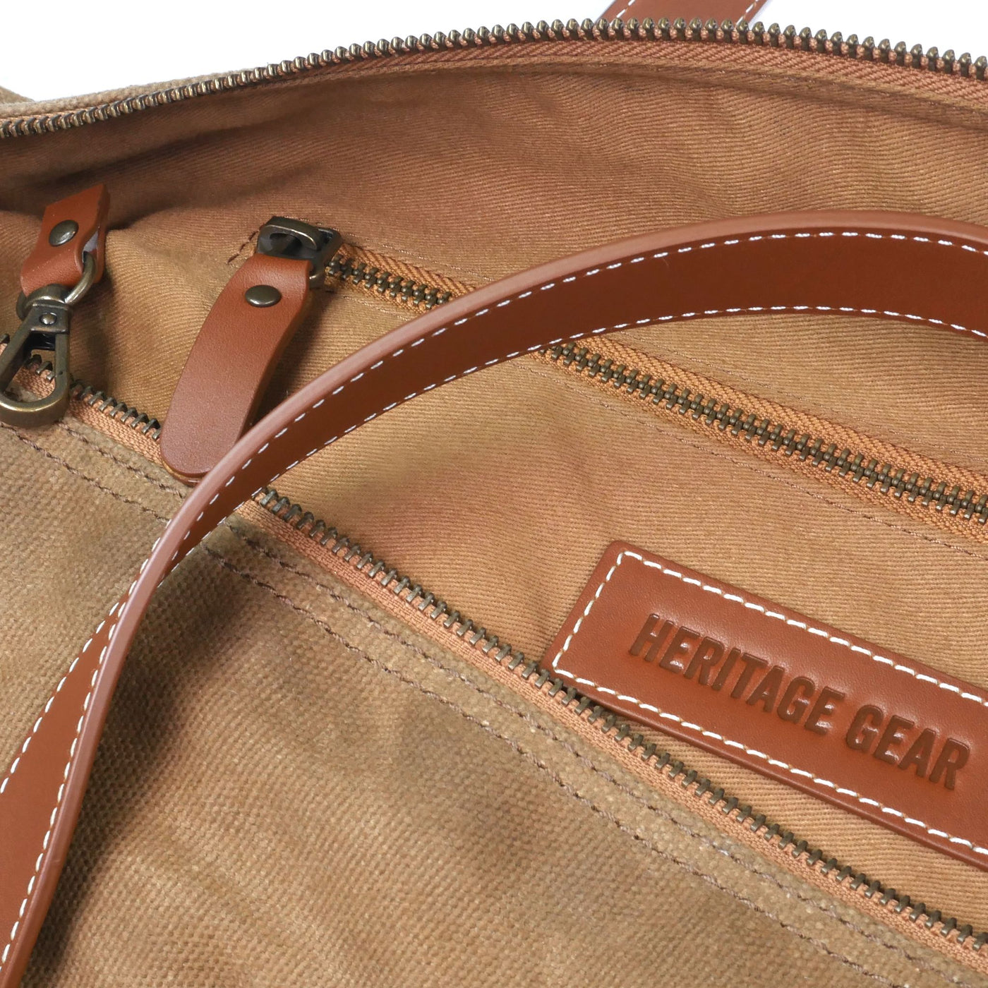 Stanford Cardinal Waxed Canvas Field Bag