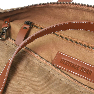 Stanford Cardinal Waxed Canvas Field Bag