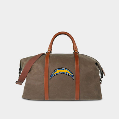 LA Chargers Pro Waxed Canvas Weekender