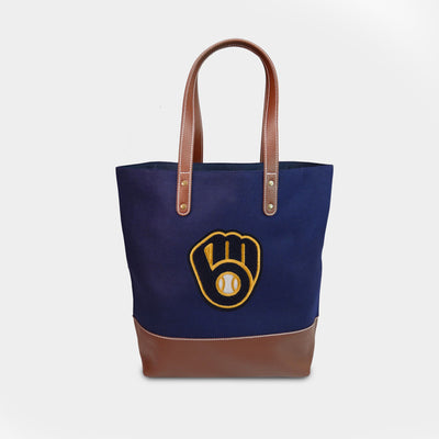 Milwaukee Brewers "Ball-in-Glove" Tote Bag