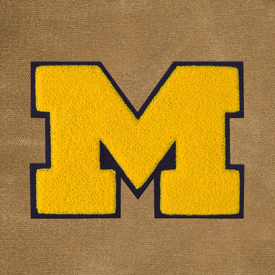 Michigan Wolverines Waxed Canvas Field Bag