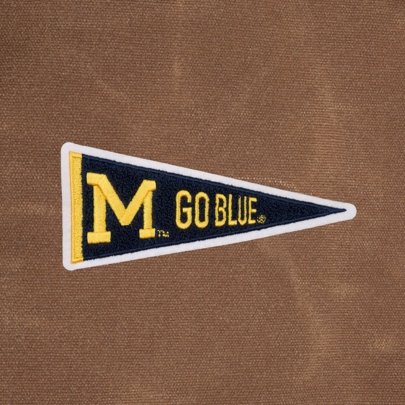 Michigan Wolverines Vault "Pennant" Waxed Canvas Field Bag