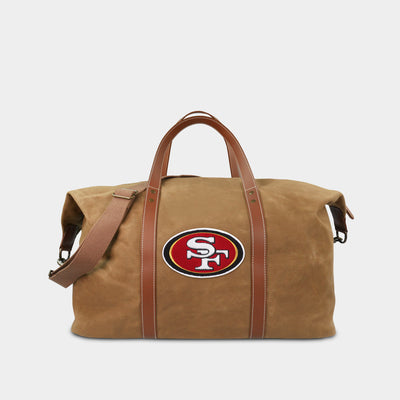 San Francisco 49ers "SF" Waxed Canvas Field Bag