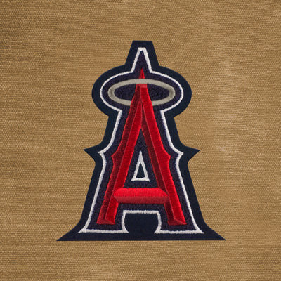 Los Angeles Angels "Halo A" Waxed Canvas Field Bag