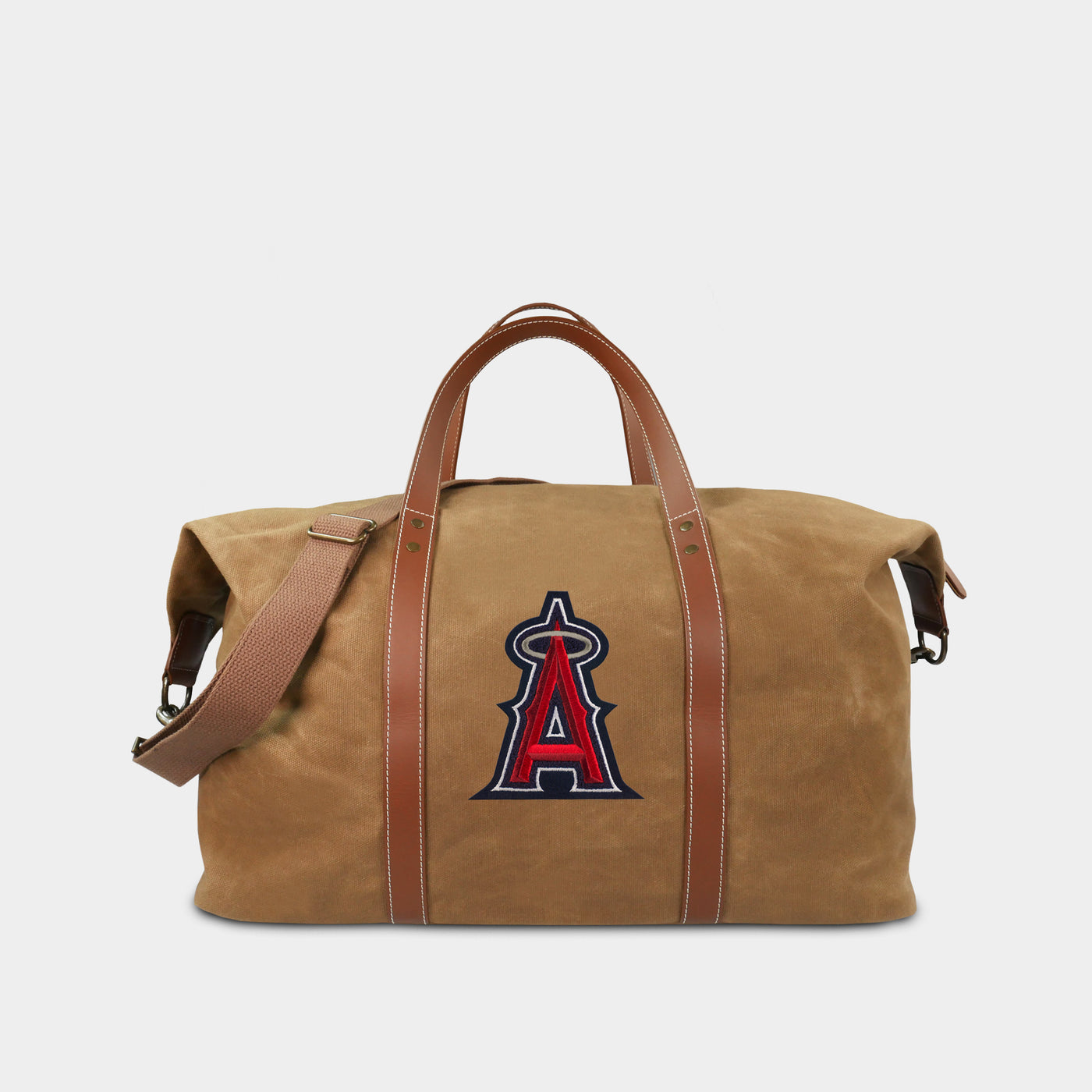 Los Angeles Angels "Halo A" Waxed Canvas Field Bag