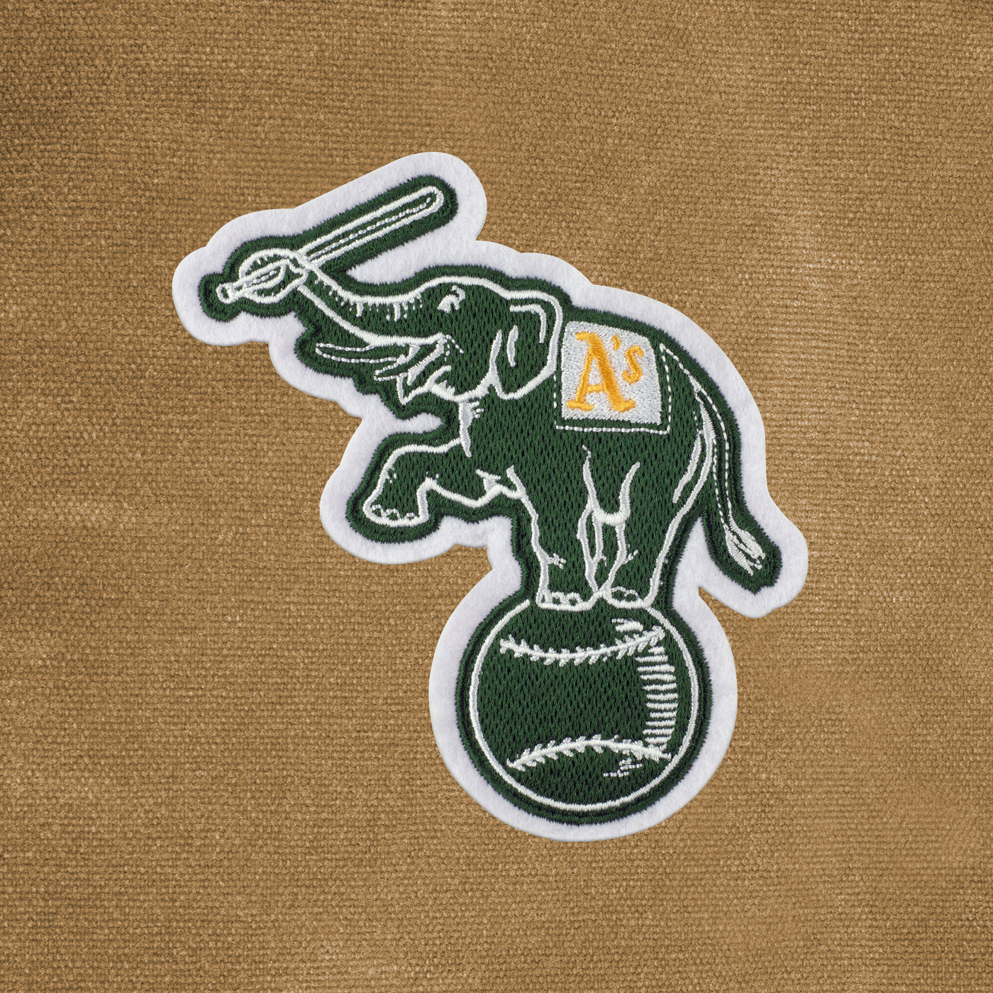 Oakland Athletics "Jersey Sleeve" Waxed Canvas Field Bag