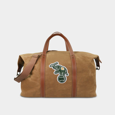 Oakland Athletics "Jersey Sleeve" Waxed Canvas Field Bag