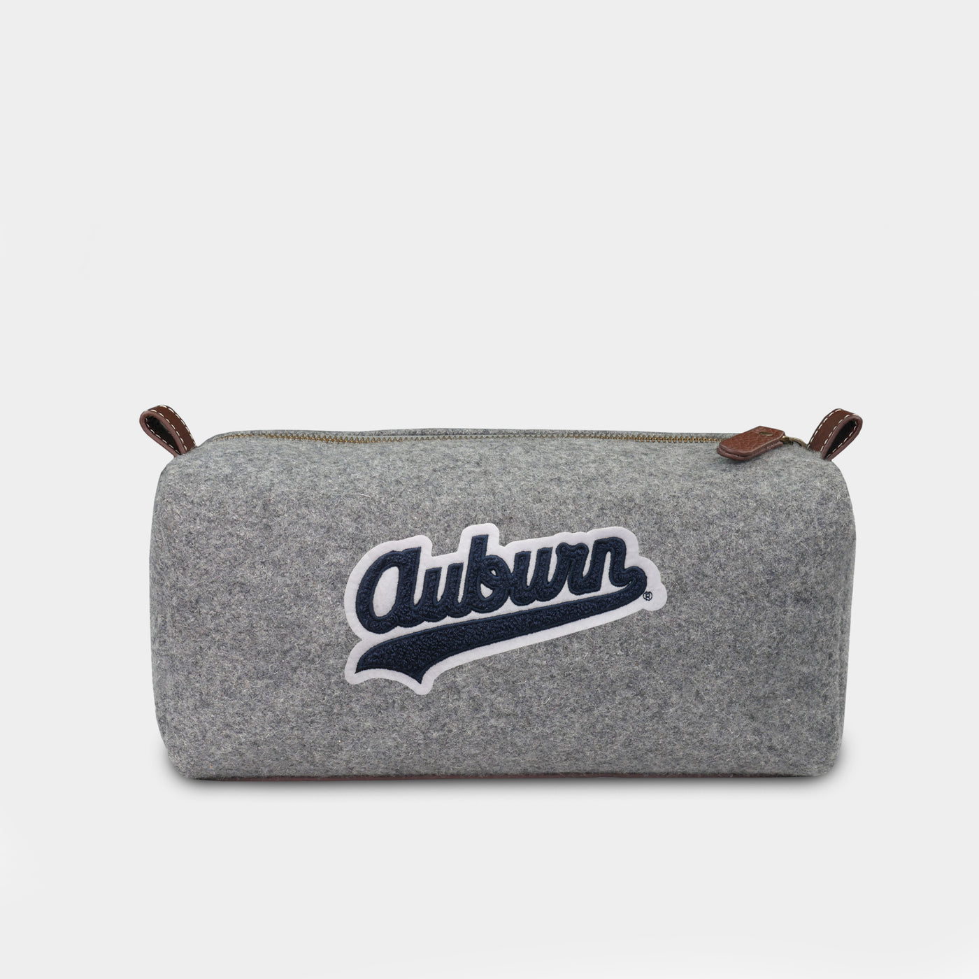 Auburn Tigers Vault Script Woolen Dopp Kit