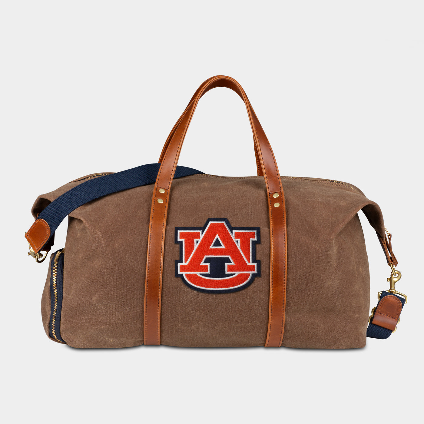 Auburn Tigers "AU" Waxed Canvas Field Bag