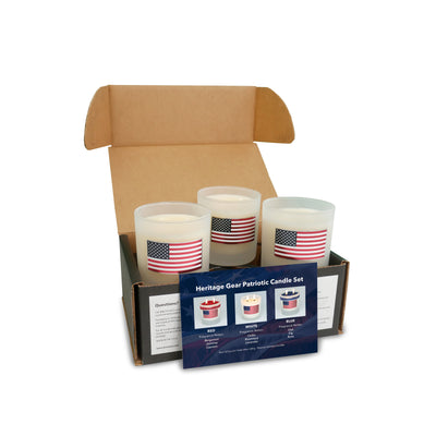 Patriotic Candle Set by Heritage Gear