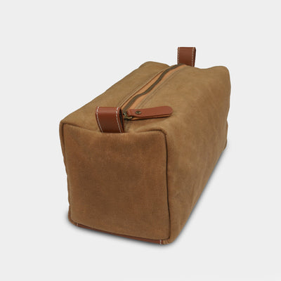 Texas Longhorns Waxed Canvas Dopp Kit