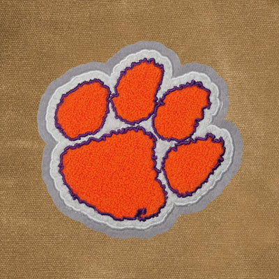 Clemson Tigers Waxed Canvas Field Bag