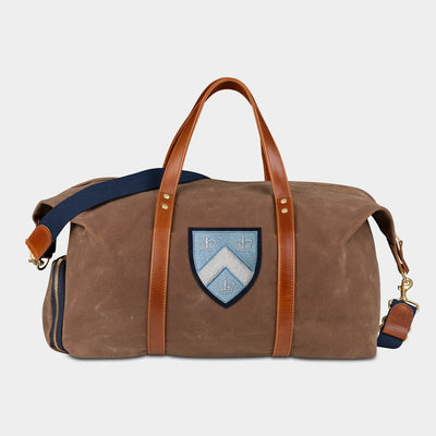 Columbia University "Crest" Waxed Canvas Field Bag