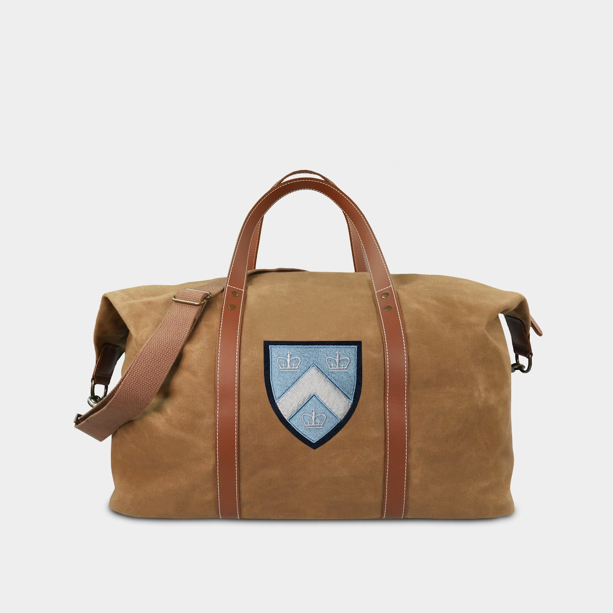 Columbia University "Crest" Waxed Canvas Field Bag