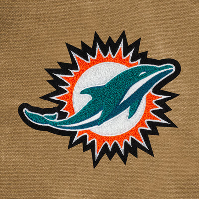 Miami Dolphins Waxed Canvas Field Bag