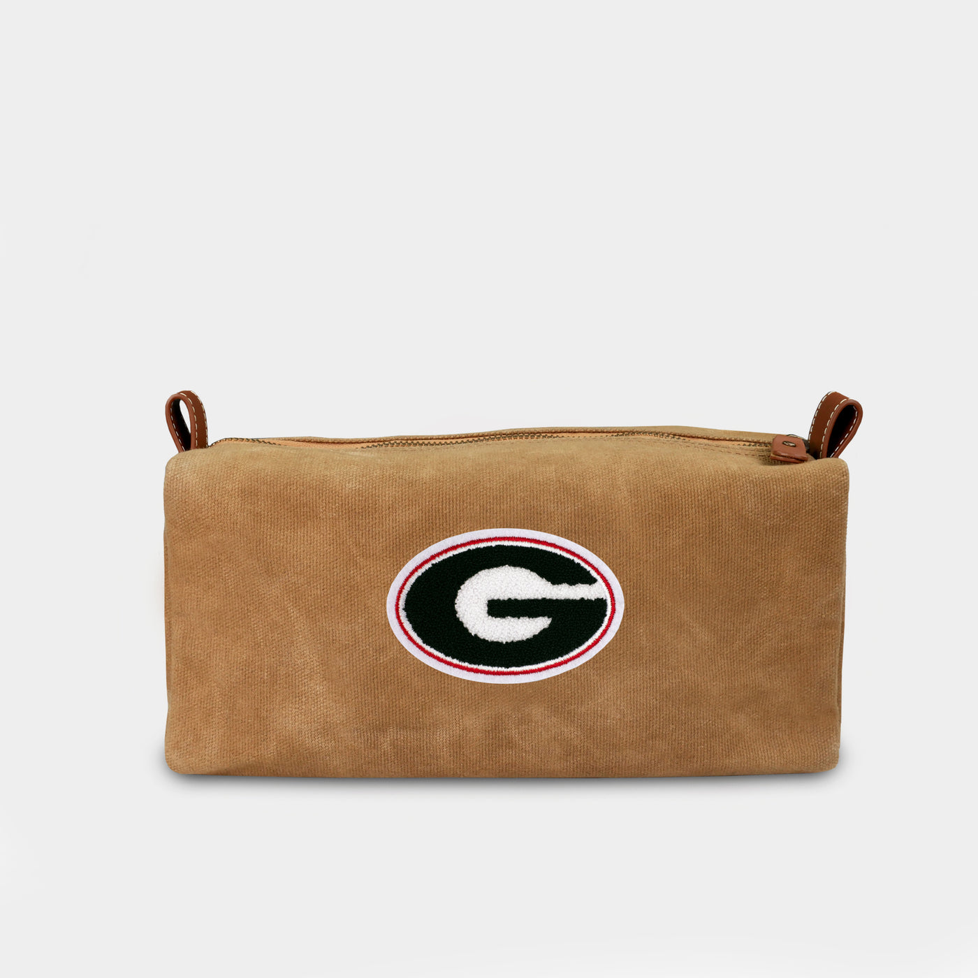 Georgia Bulldogs Waxed Canvas Dopp Kit