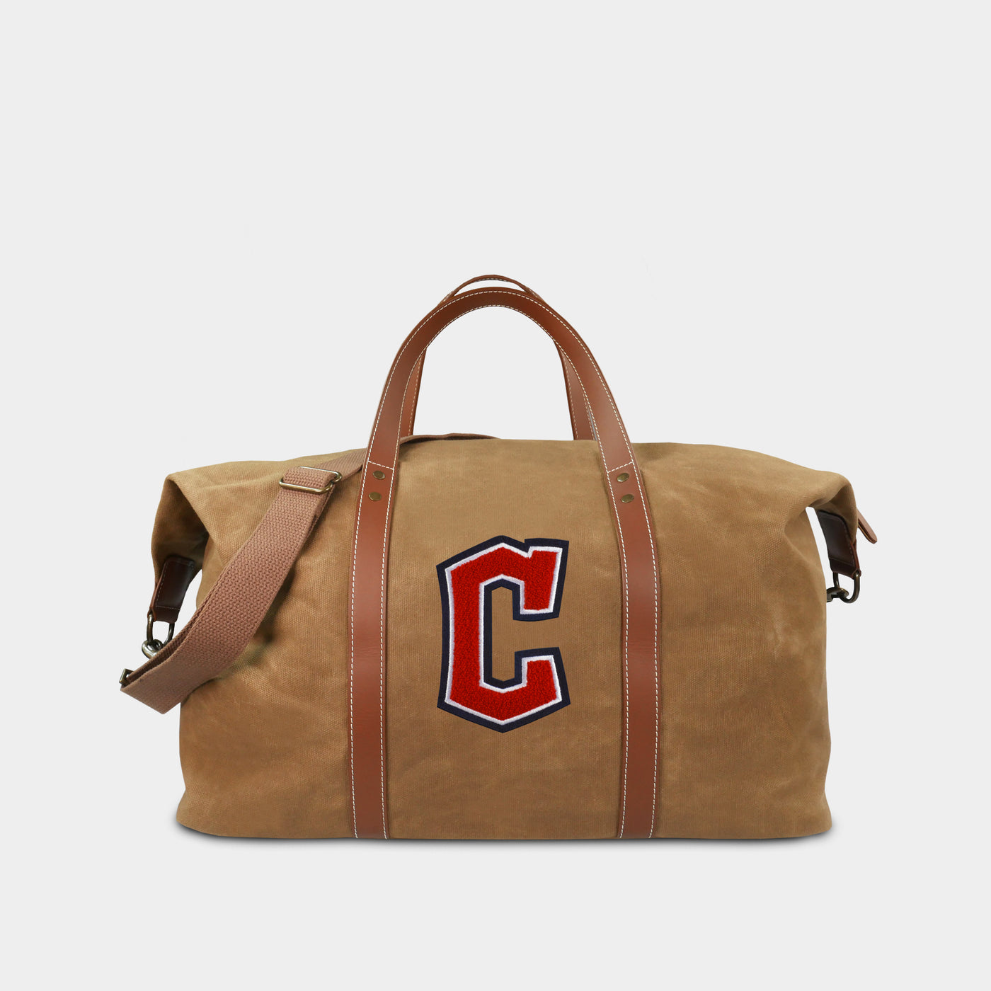 Cleveland Guardians "C" Waxed Canvas Field Bag