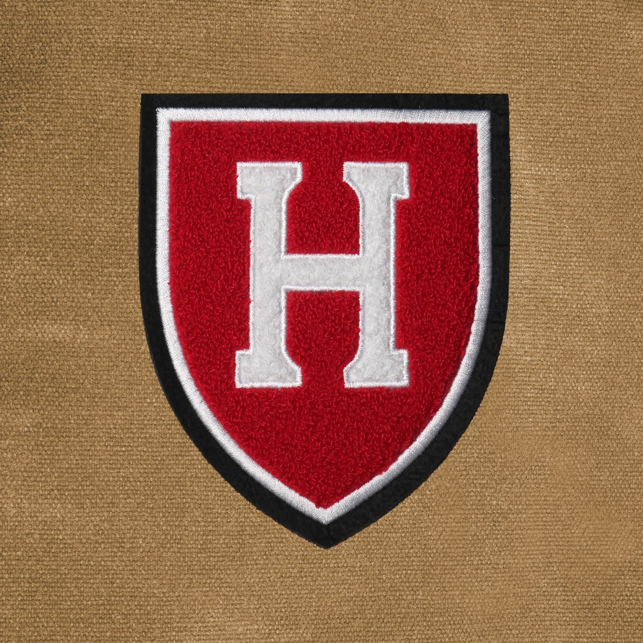 Harvard Crimson "H" Waxed Canvas Field Bag