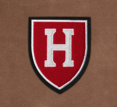 Harvard Crimson "H" Waxed Canvas Field Bag