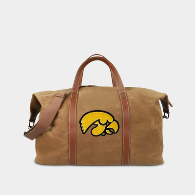 Iowa Hawkeyes Waxed Canvas Field Bag