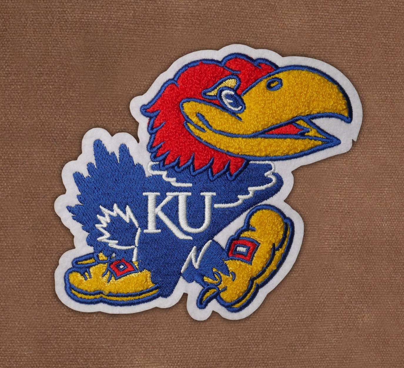 Kansas Jayhawks Waxed Canvas Field Bag