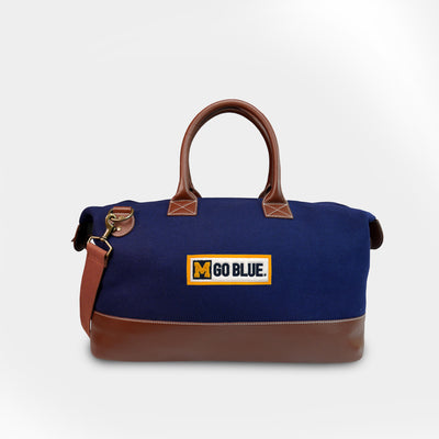 Michigan Wolverines Vault "Go Blue" Weekender Duffle Bag