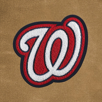 Washington Nationals "W" Waxed Canvas Field Bag