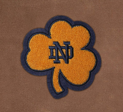 Notre Dame Fighting Irish "Shamrock" Waxed Canvas Field Bag