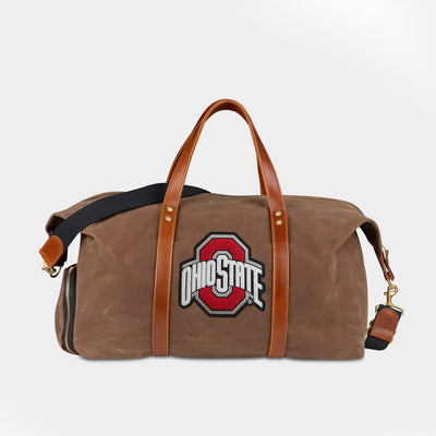 Ohio State Buckeyes Waxed Canvas Field Bag