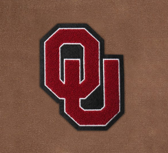 Oklahoma Sooners Waxed Canvas Field Bag