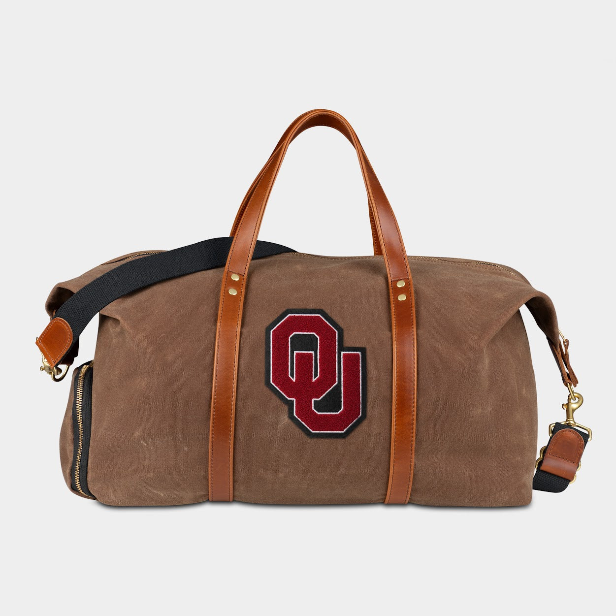 Oklahoma Sooners Waxed Canvas Field Bag