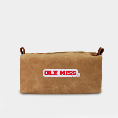 Ole Miss Rebels Block Vault Waxed Canvas Dopp Kit