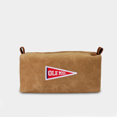 Ole Miss Rebels Pennant Vault Waxed Canvas Dopp Kit