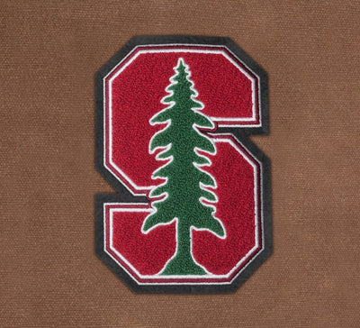 Stanford Cardinal Waxed Canvas Field Bag