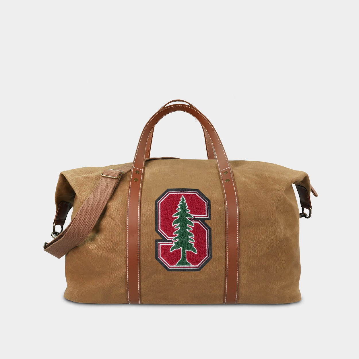 Stanford Cardinal Waxed Canvas Field Bag