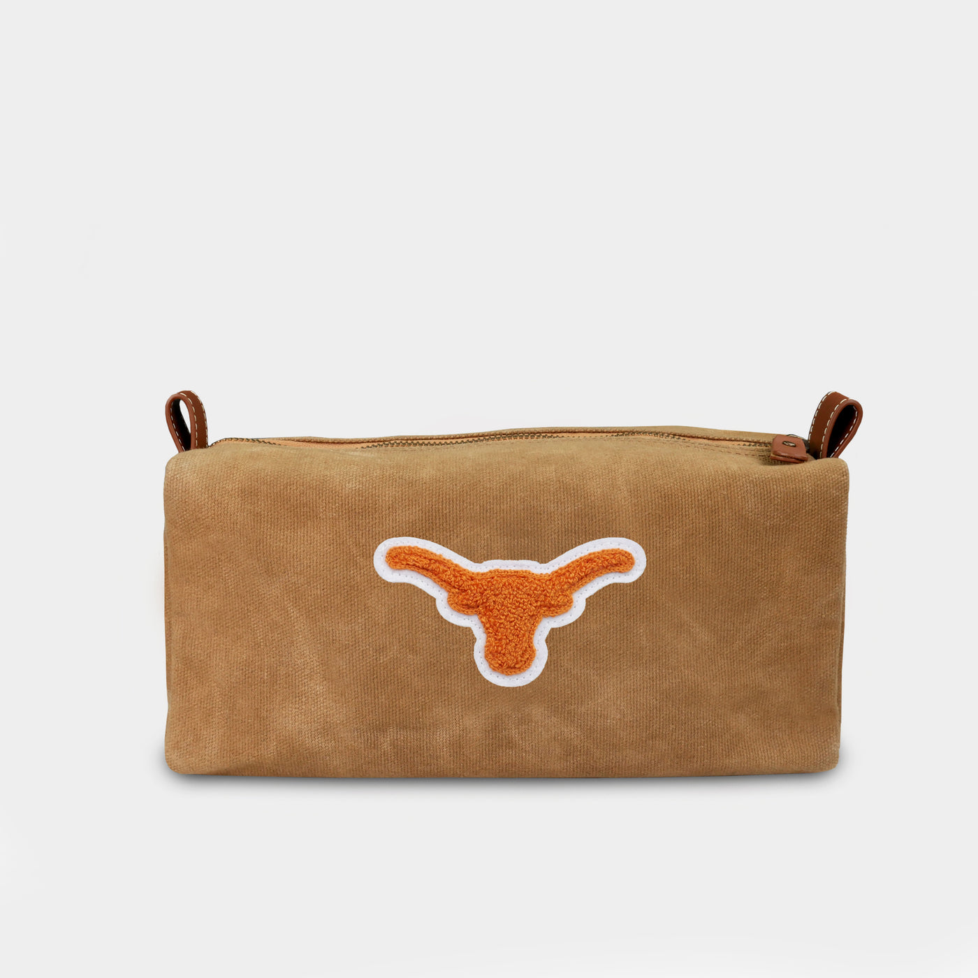 Texas Longhorns Waxed Canvas Dopp Kit