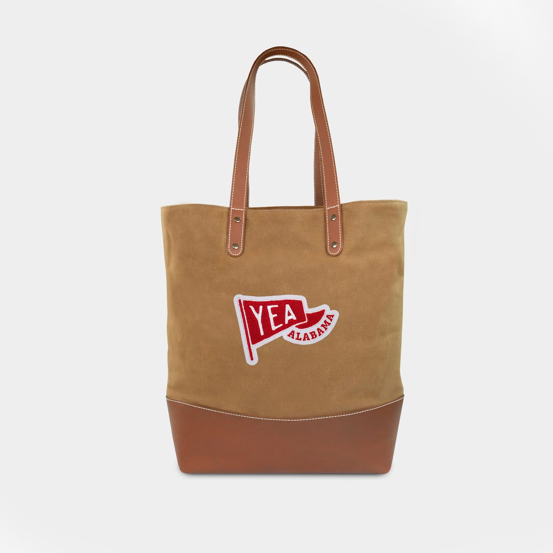 Alabama Crimson Tide "Yea Alabama" Waxed Canvas Tote