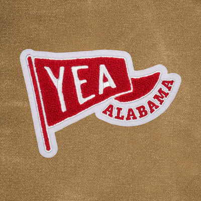 Alabama Crimson Tide "Yea Alabama" Waxed Dopp Kit