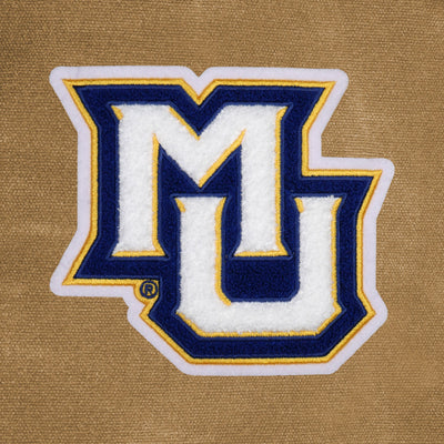 Marquette Golden Eagles "MU" Waxed Canvas Field Bag